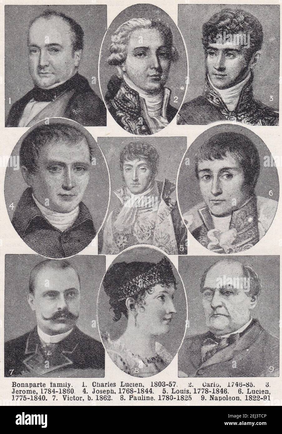 Bonaparte joseph lucien charles napoleon Fotos und Bildmaterial in