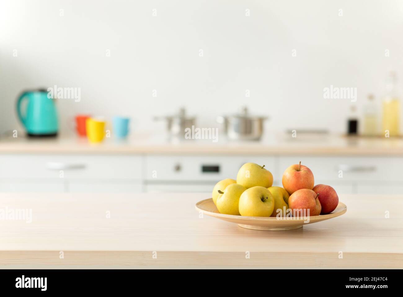 Blog über Innenräume, Küchengestaltung und gesunde Ernährung Stockfoto
