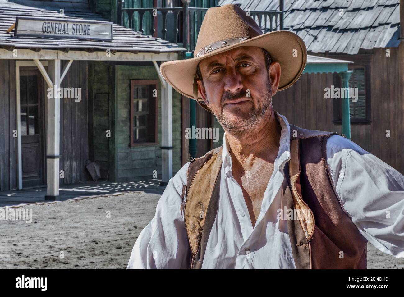 Der Cowboy Stockfoto