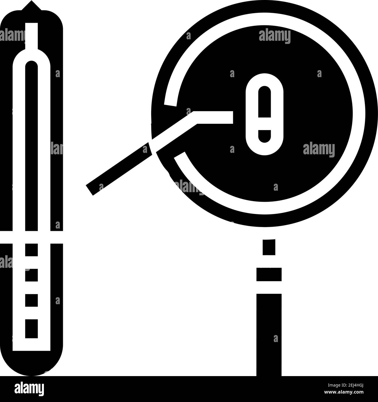 Abbildung des Symbols für das RFID-Chip-Glyphen erneut abspeichern Stock Vektor