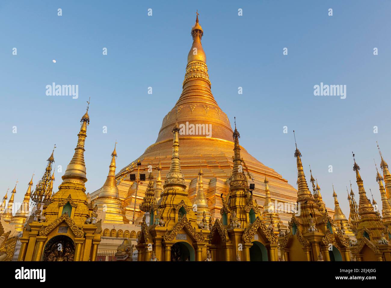 Shwedagon Pagode in Yangon, Myanmar Stockfoto