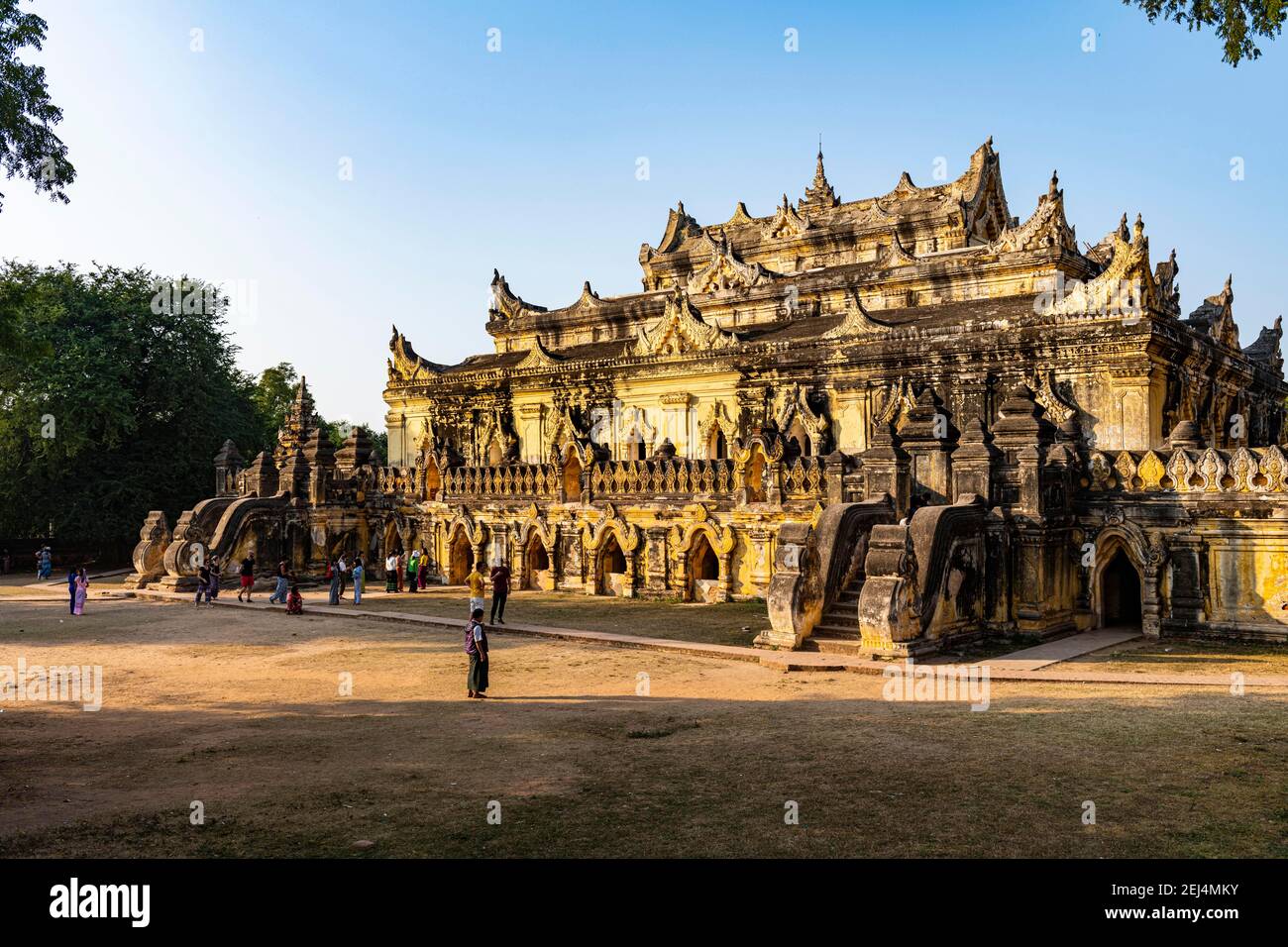 Maha Aungmye Bonzan Kloster, Inwa oder Ava, Mandalay, Myanmar Stockfoto