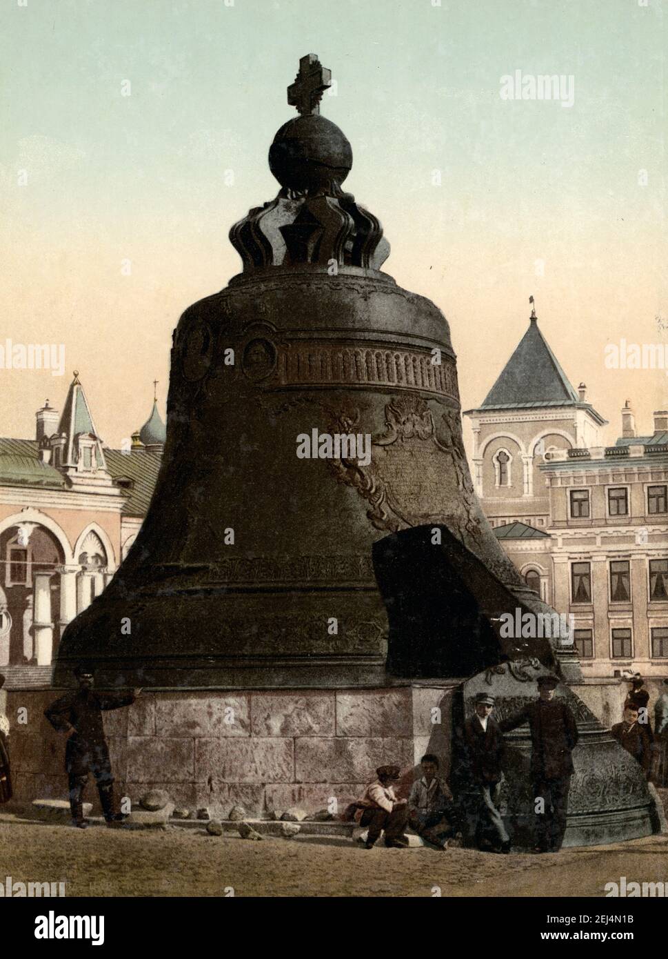 Ende 19th Jahrhundert Vintage-Foto: Die Zar Bell, Tsarsky Kolokol, M<oscow, Russland. Stockfoto