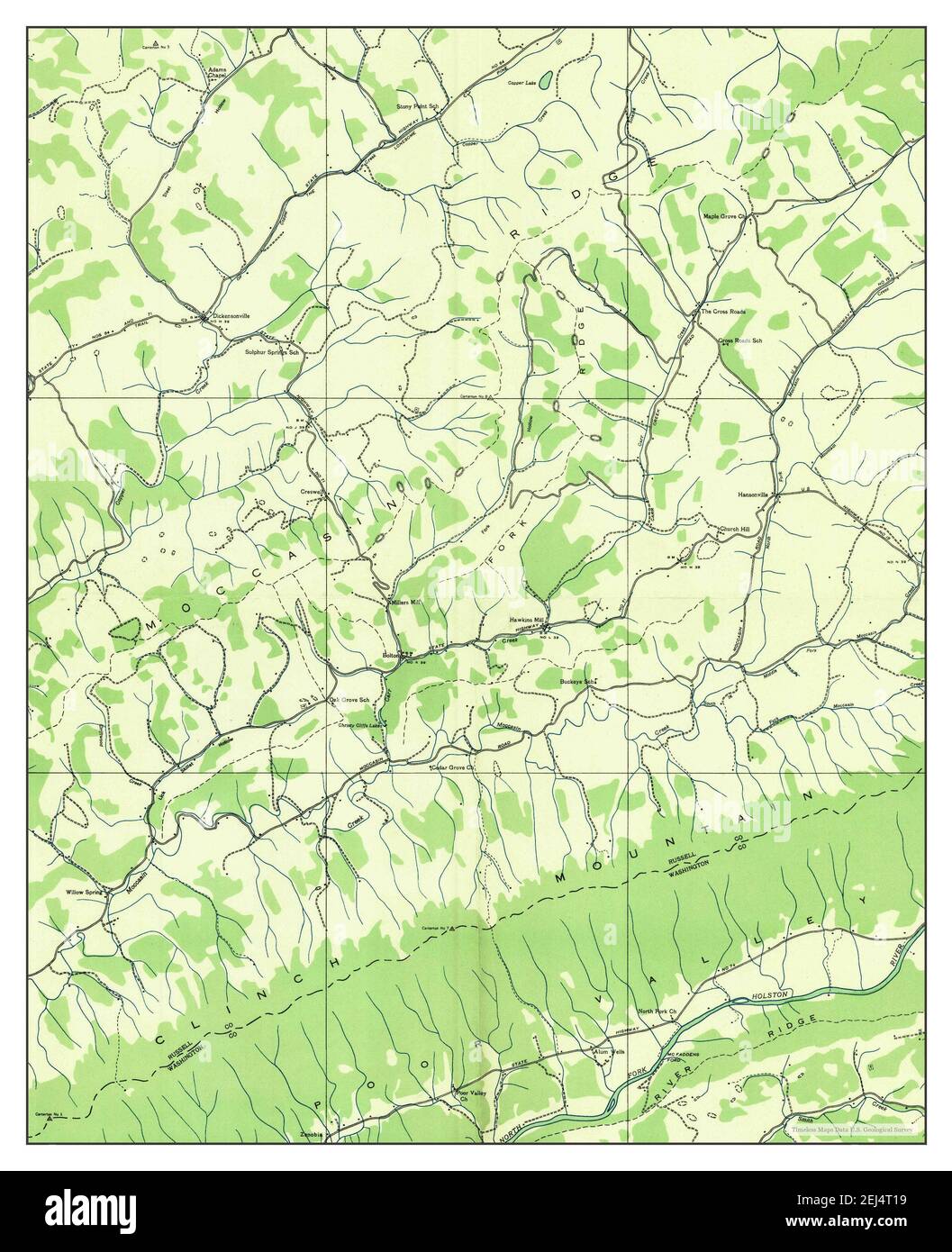 Karte von hansonville virginia Fotos und Bildmaterial in hoher