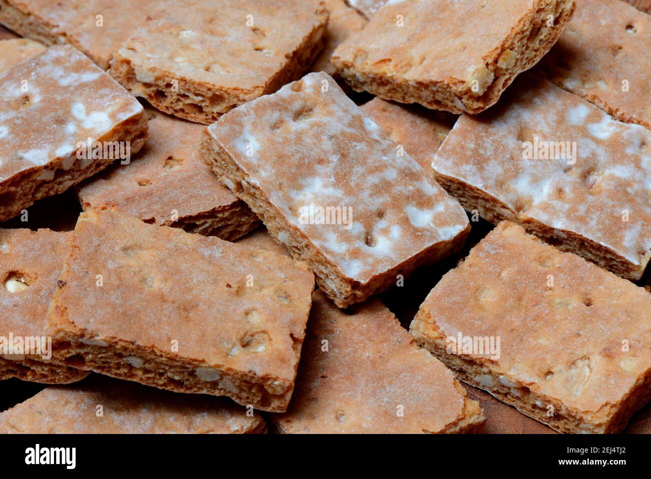 Basler Leckerli, Gebäck, Laeckerli, Lebkuchen Stockfoto