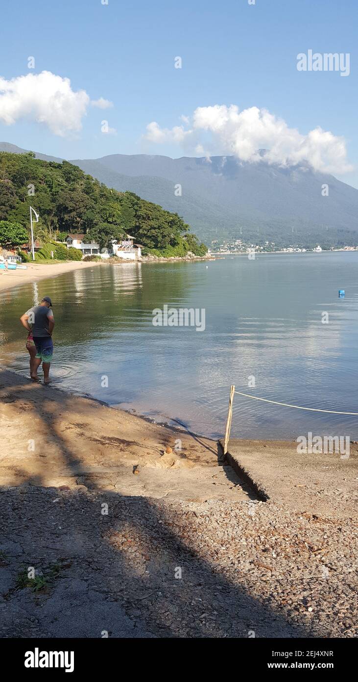 Passeio Pela praia no Verão Stockfoto