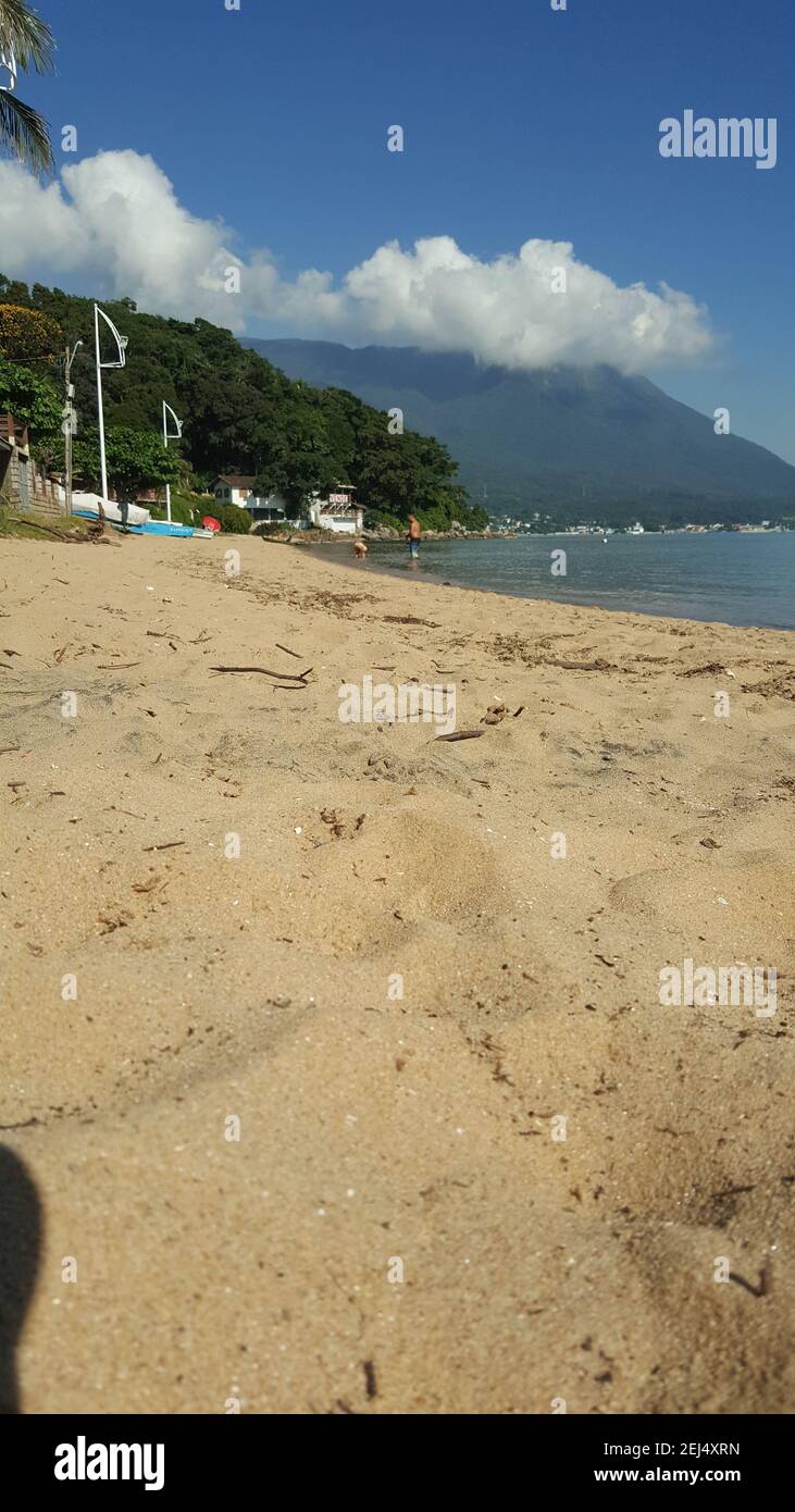 Passeio Pela praia no Verão Stockfoto