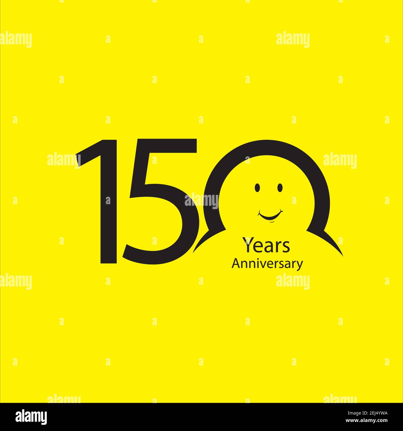 150 years logo Stock-Vektorgrafiken kaufen - Alamy