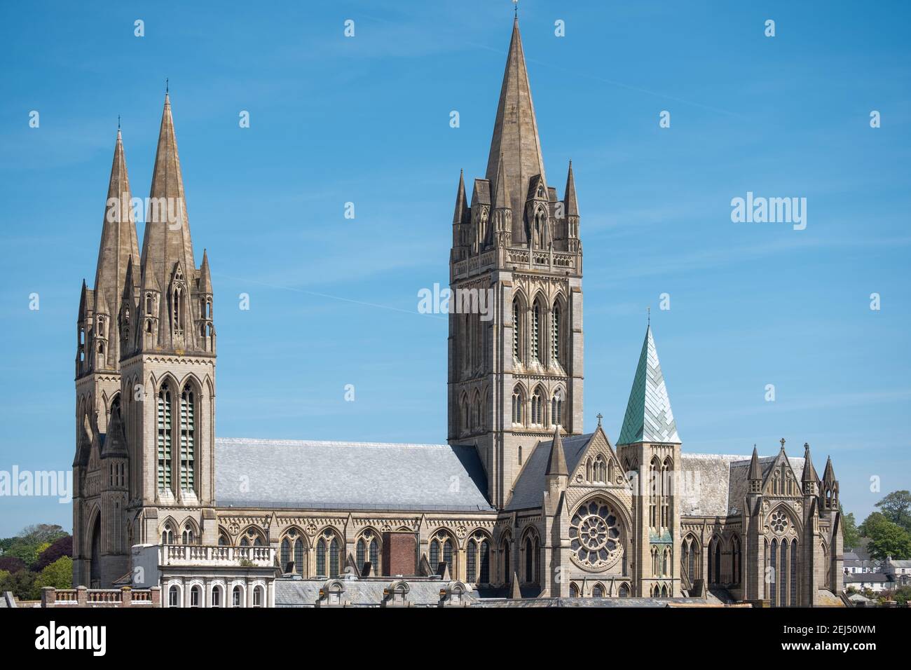 Truro Kathedrale cornwall england großbritannien Stockfoto