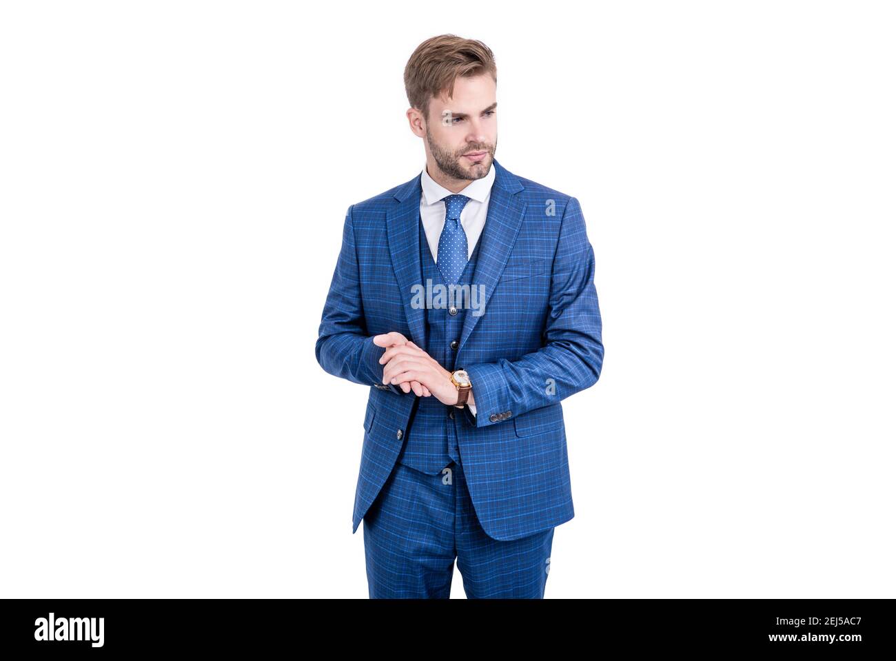 Formales Weisses Hemd Und Blaue Anzugkleidung Stockfotos Und Bilder Kaufen Alamy