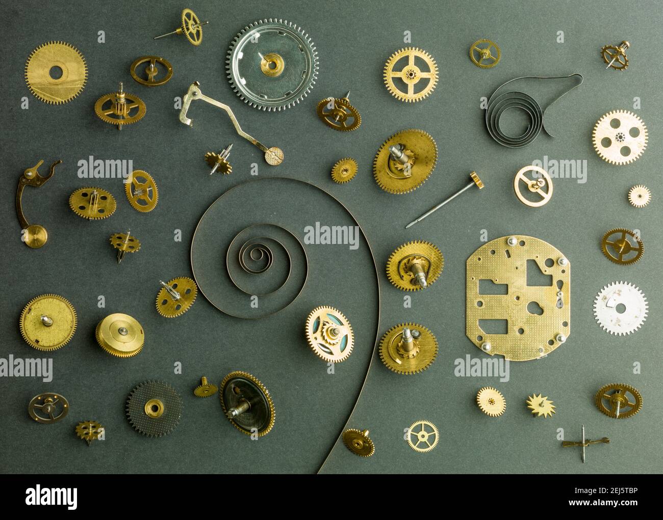 Clockwork Parts Stockfotos und -bilder Kaufen - Alamy