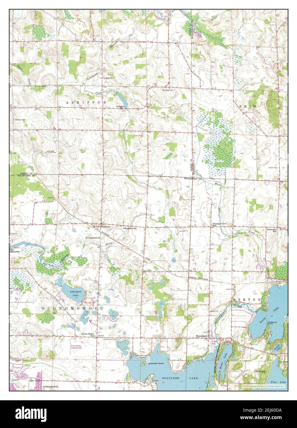 Stonebank, Wisconsin, Karte 1959, 1:24000, Vereinigte Staaten von Amerika von Timeless Maps, Daten U.S. Geological Survey Stockfoto