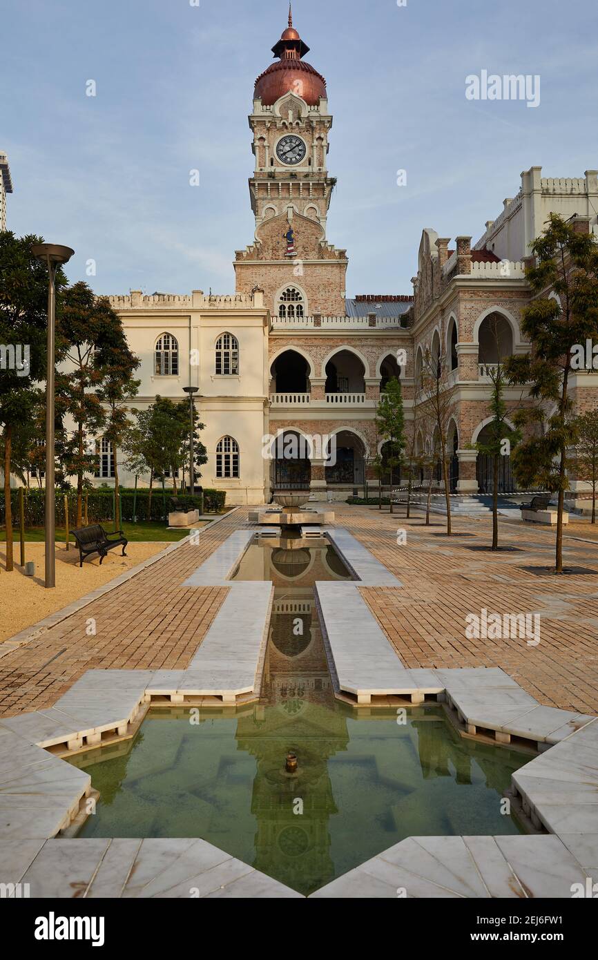 Sultan Abdul Samad Building, Kuala Lumpur, Malaysia. Die ehemaligen Regierungsbüros der britischen Kolonialverwaltung wurden zwischen 1894 und 7 errichtet. T Stockfoto