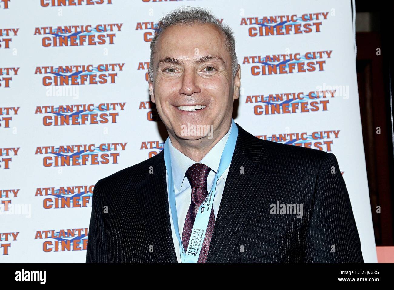 Atlantic City, NJ, USA. 15. Oktober 2017. Schauspieler Al Sapienza bei der Uraufführung von 'die Samariter' in der Dante Hall. Kredit: Steve Mack/Alamy Stockfoto