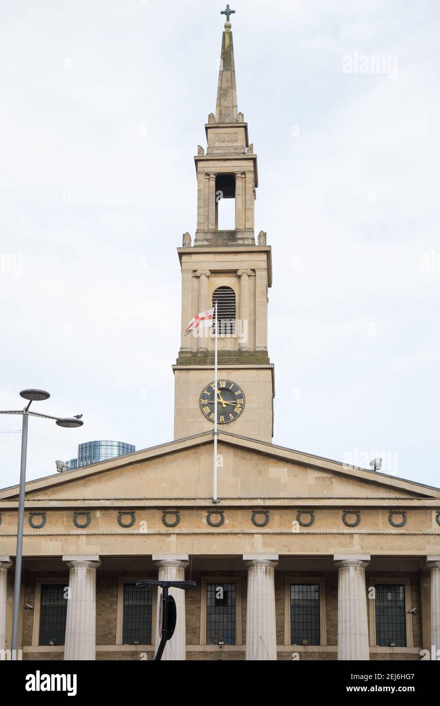 Kirche St. John mit Allerheiligen Waterloo von Francis Bedford Stockfoto