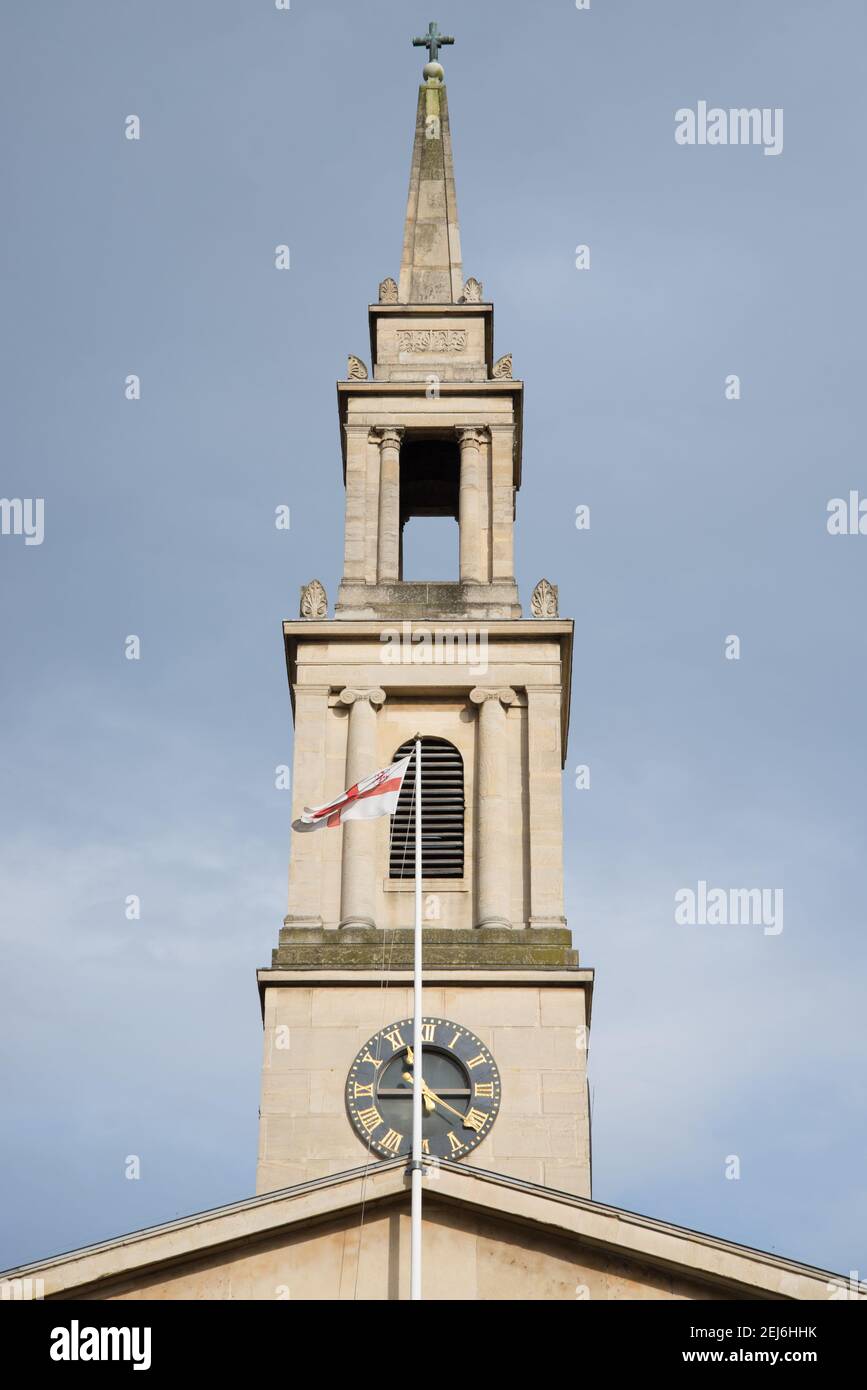 Kirche St. John mit Allerheiligen Waterloo von Francis Bedford Stockfoto