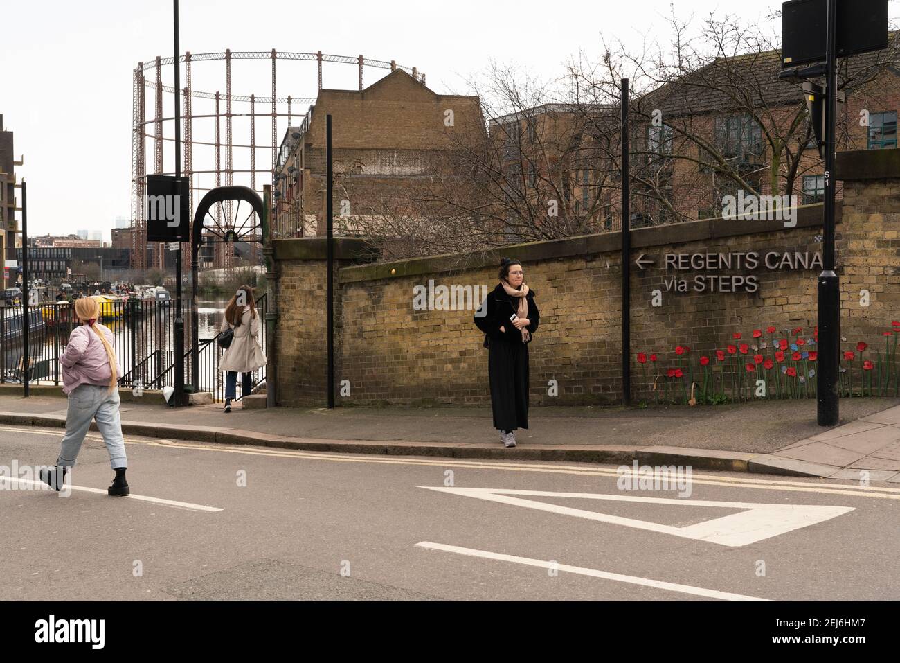 London Fields, Hackney, London, England Stockfoto