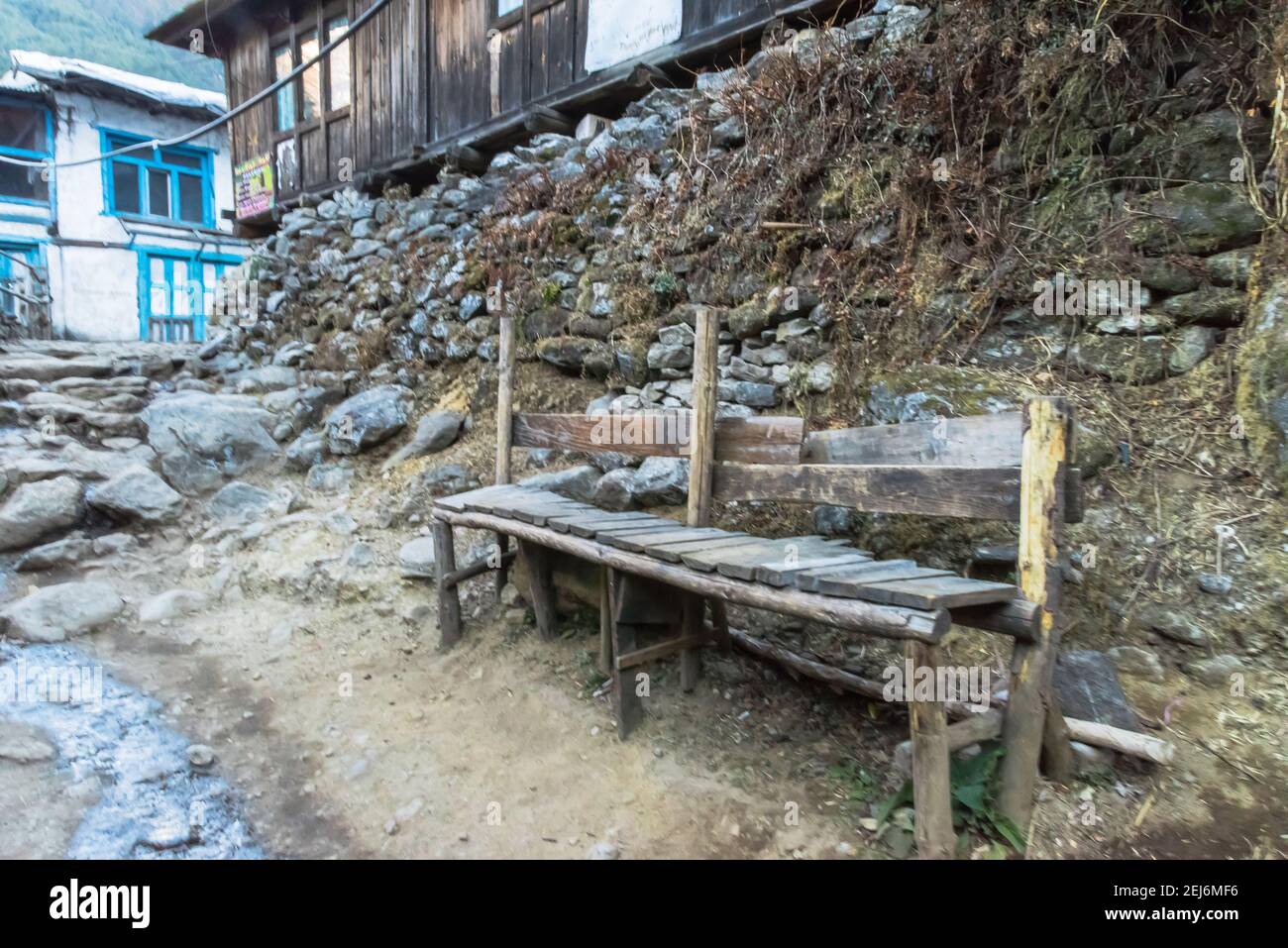 Kathmandu, Nepal, ist das Tor zu Himalaya, Everest und unendlichen Gipfeln, Parks und Abenteuern. Hier besuchte ich Kathmandu und den Sagarmatha Nationalpark Stockfoto