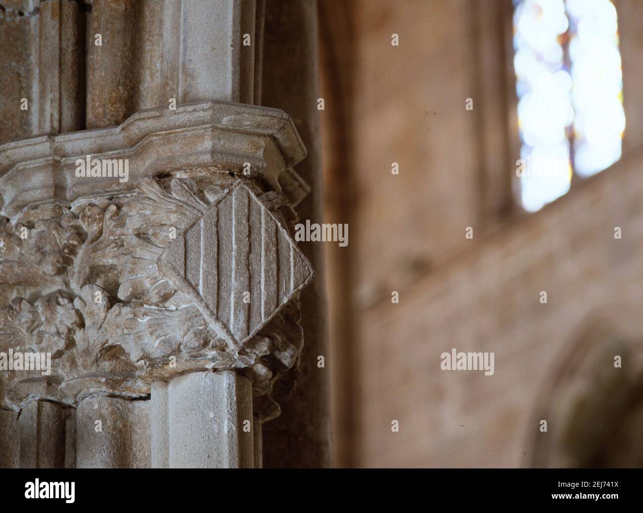 Capilla de Santa Ágata, Barcelona, edificio Gótico construida en el año 1302. Stockfoto