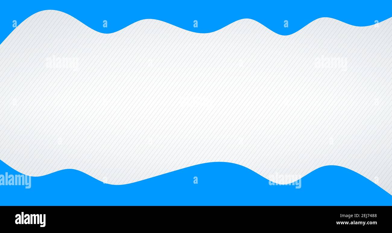 Abstrakte Wellen Hintergrund in blauer Farbe mit Streifen. Kann für Flyer und Firmenpräsentationen verwendet werden. Stock Vektor