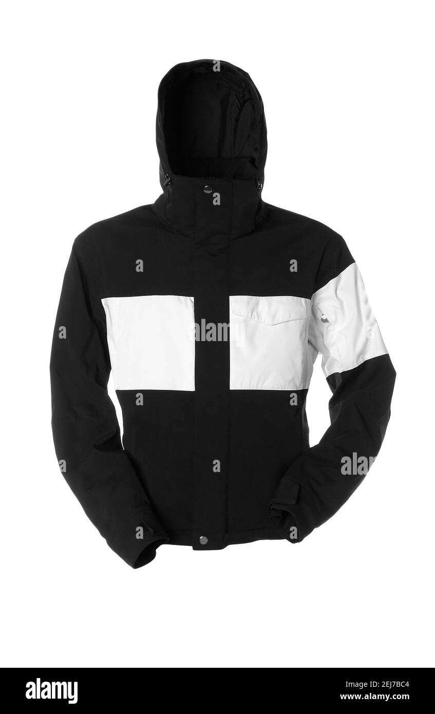 Modische Winter- und Herbstkleidung für Männer. Studioaufnahmen. Stockfoto