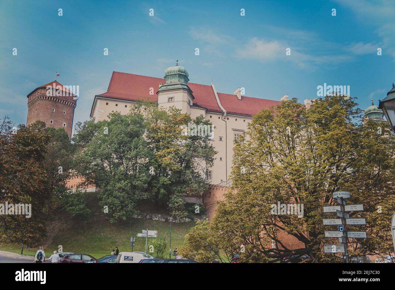 Wawel Dänischer Turm in Wawel Schloss in Krakau Stockfoto