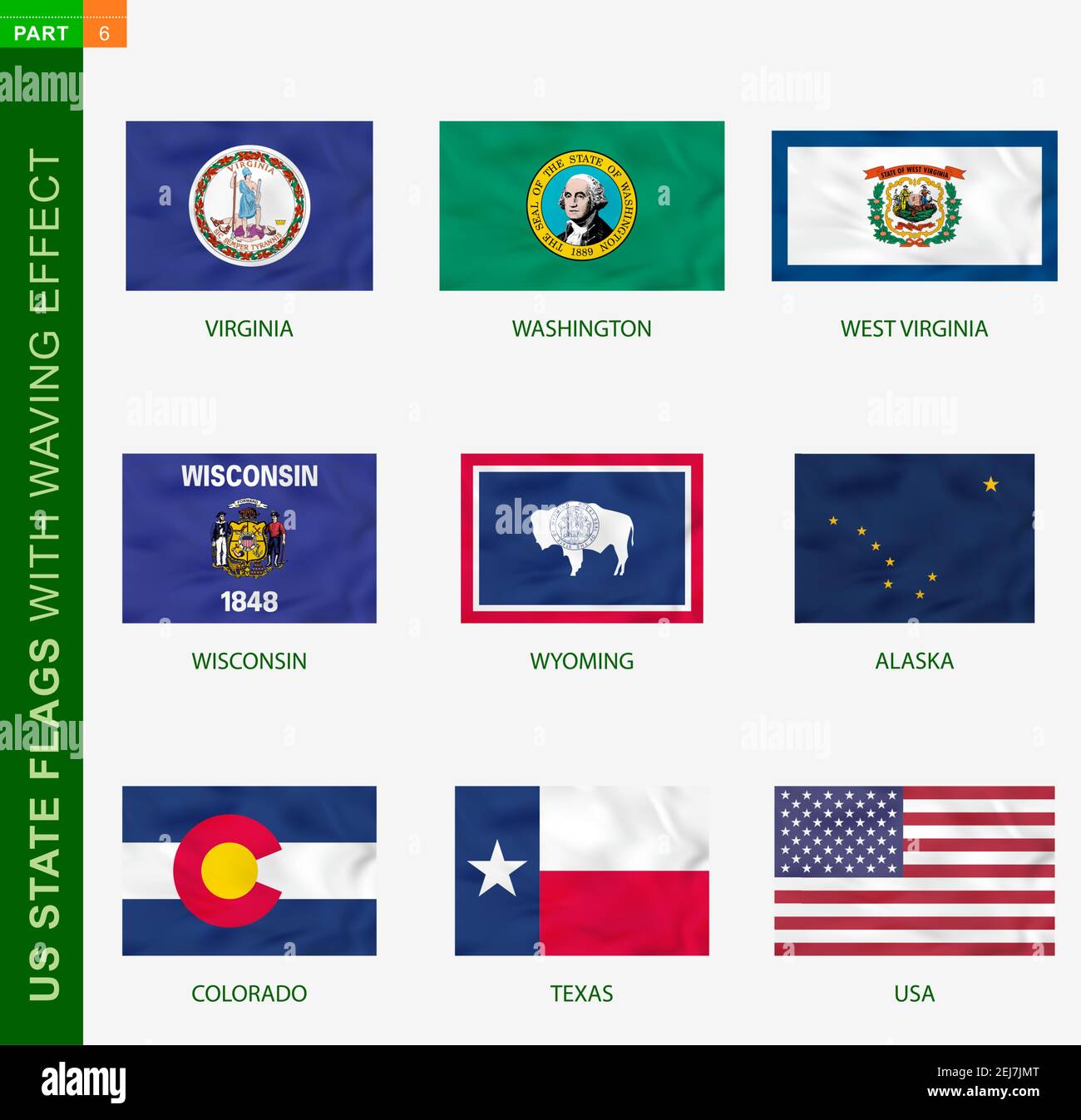 WXTWK 12 Tischflaggen USA & Texas – 21x14 Cm Mit Ständer, Doppelseitig, Aus Polyester