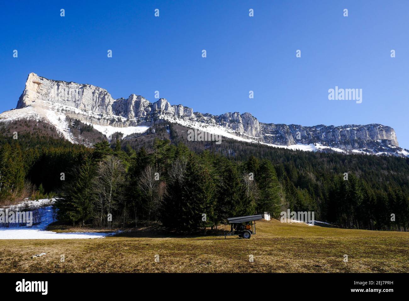 Mont Granier, Savoie, Frankreich Stockfoto