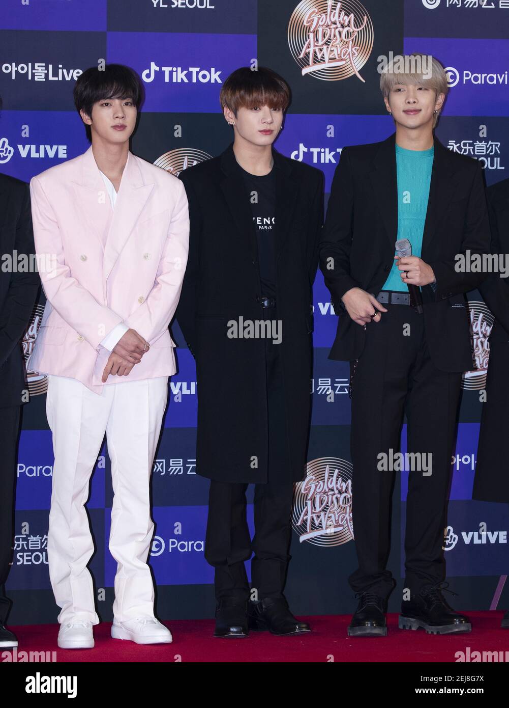 5. Januar 2020 - Seoul, Südkorea : (L bis R) die Südkoreaner Jin ...