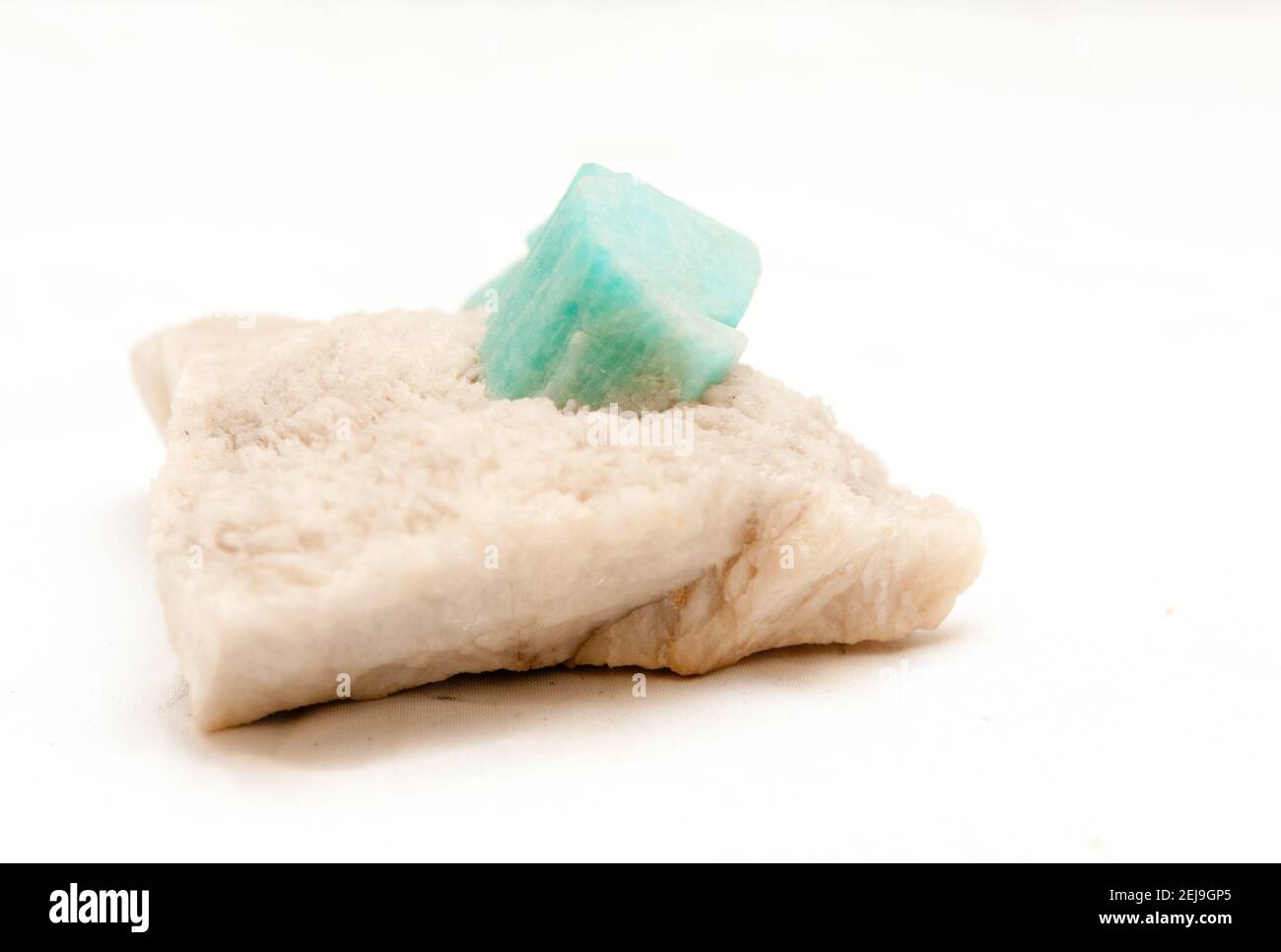 Amazonit Edelstein Mineral Stockfoto