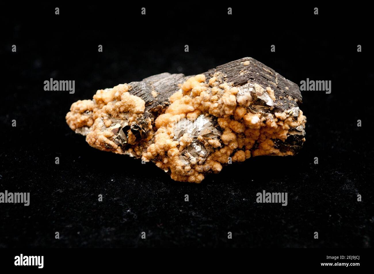 Pyrrhotite Eisen Sulfid mineral Stockfoto