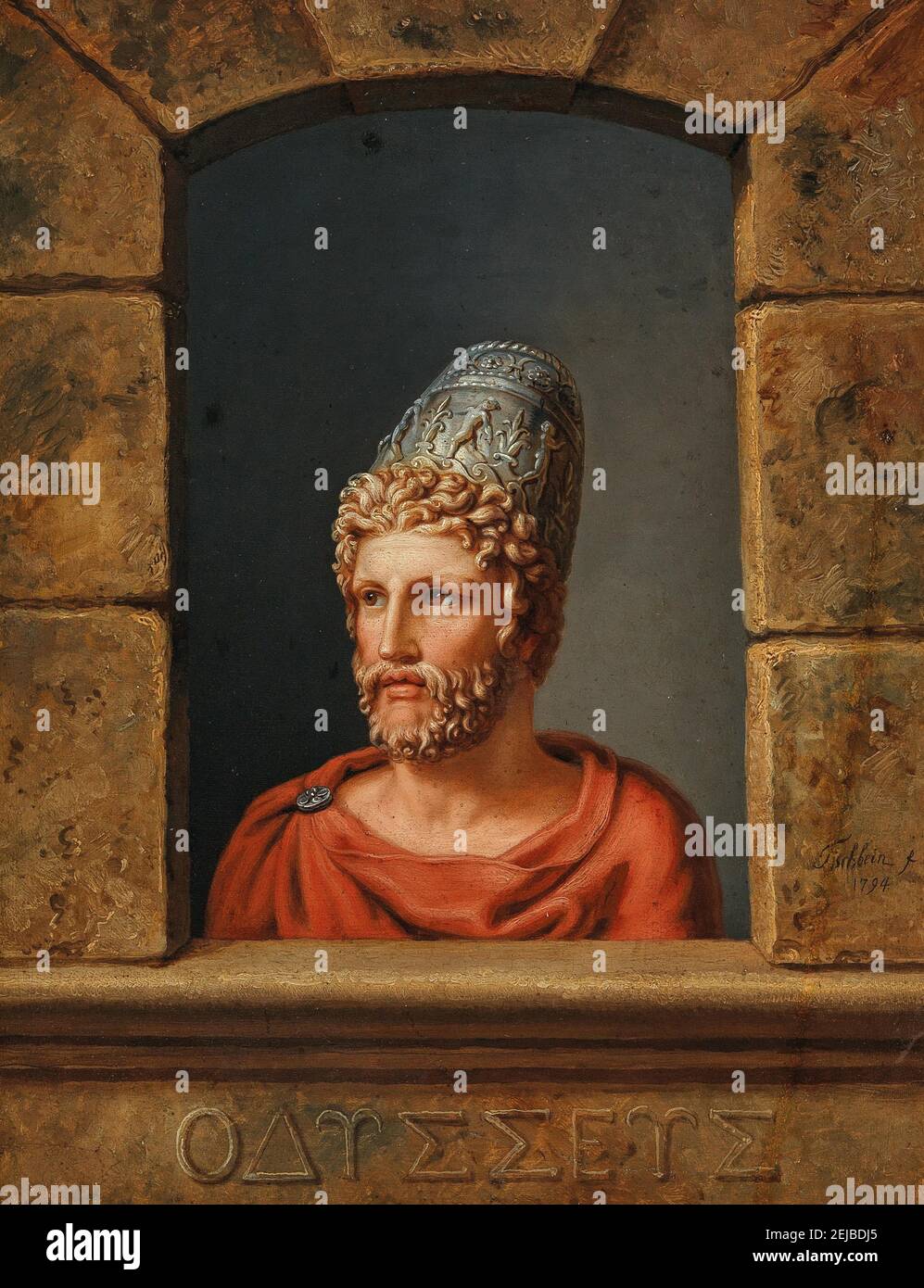 Achilles. Museum: PRIVATE SAMMLUNG. AUTOR: JOHANN HEINRICH WILHELM TISCHBEIN. Stockfoto