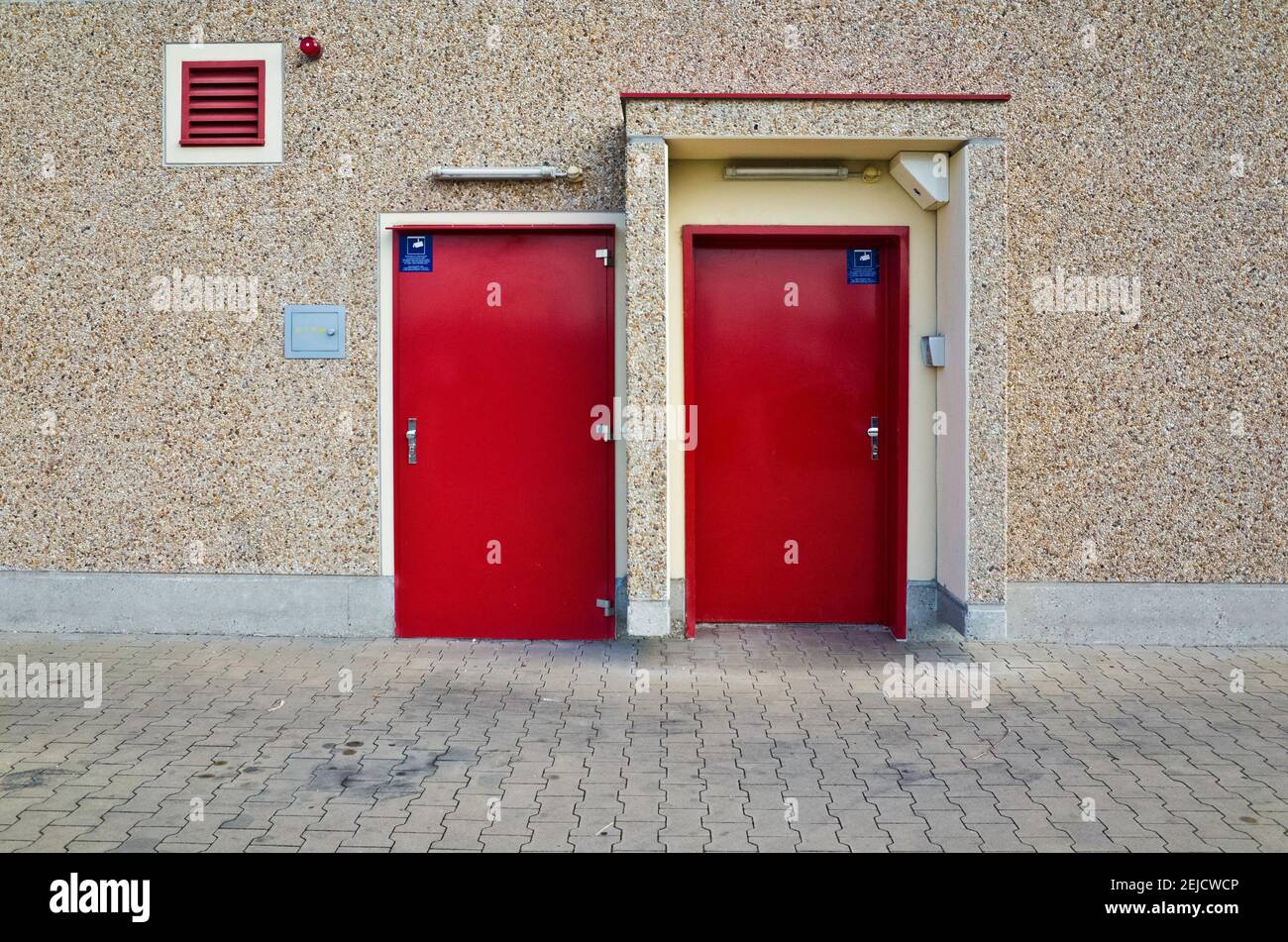 Architektonisch geometrische Minimalismus Konzept Stockfoto