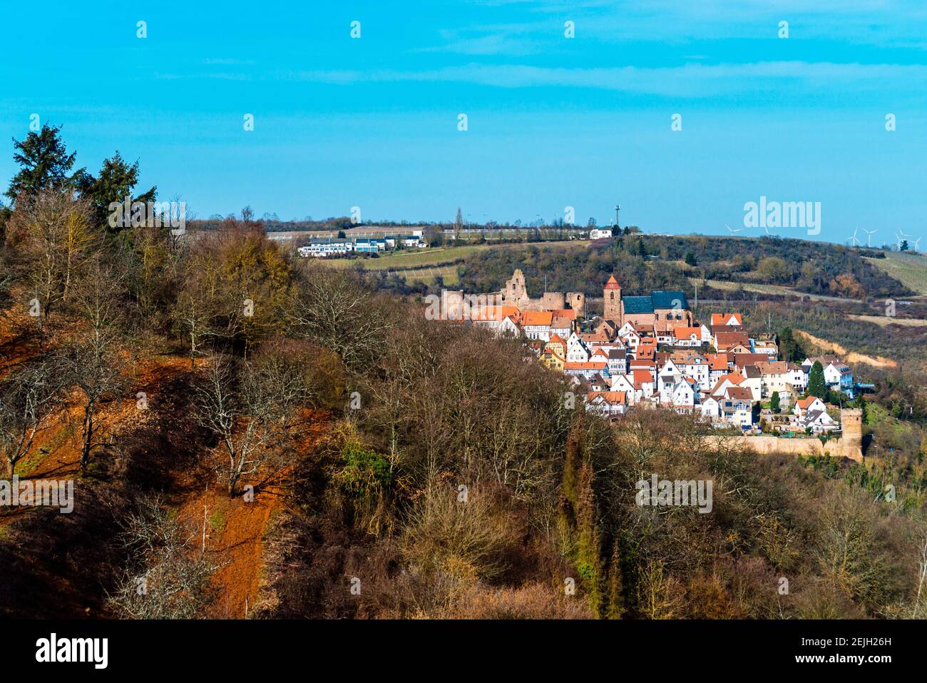 Neuleiningen in der Pfalz, Südwestdeutschland Stockfoto Neuleiningen in der Pfalz, Südwestdeutschland Stockfoto