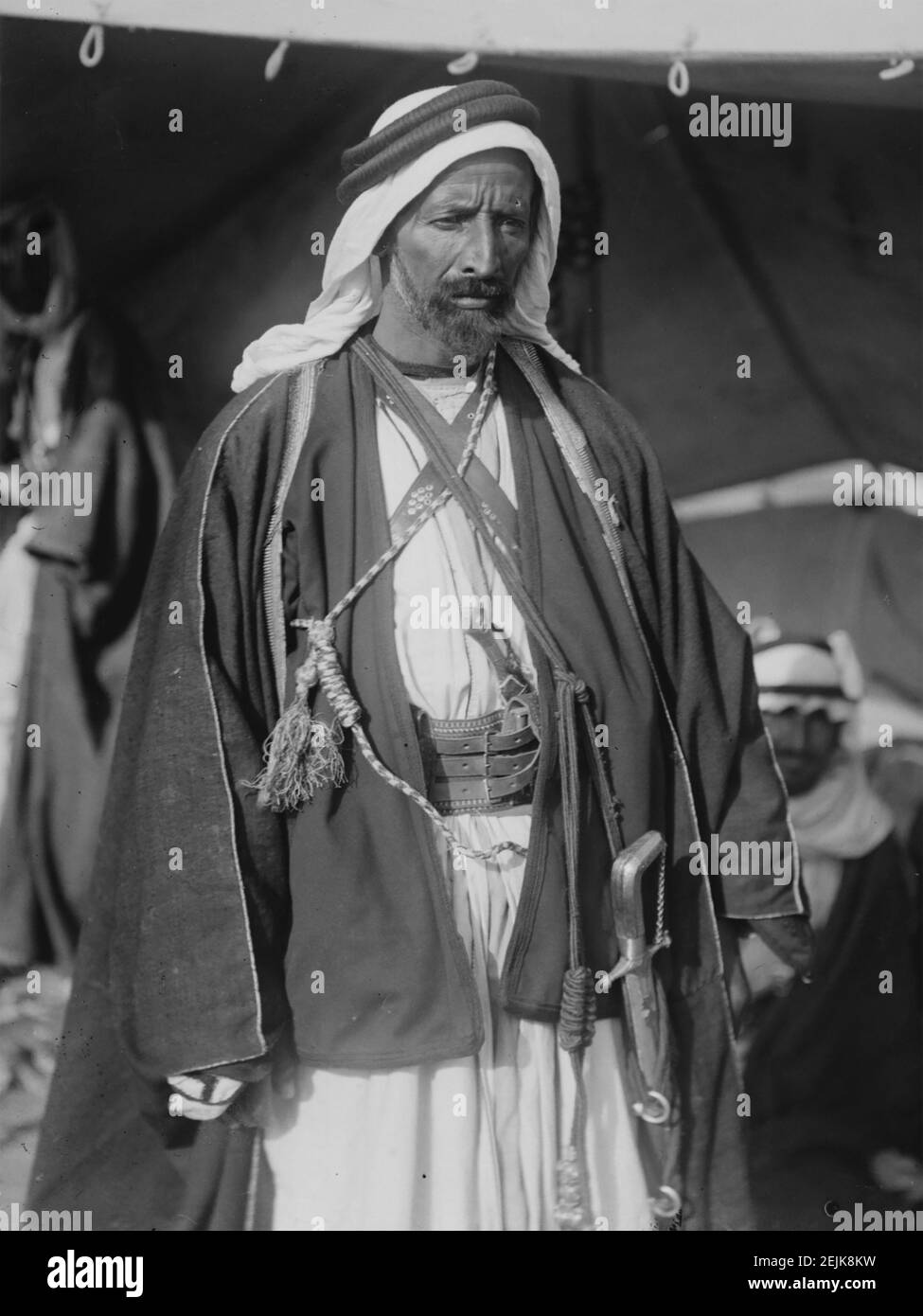 AUDA ABU TAYI (1874-1924) Führer eines Teils des Howietat Stammes der Beduinen Araber im Großen Arabischen Aufstand gegen die Türkei während des Ersten Weltkriegs. Stockfoto