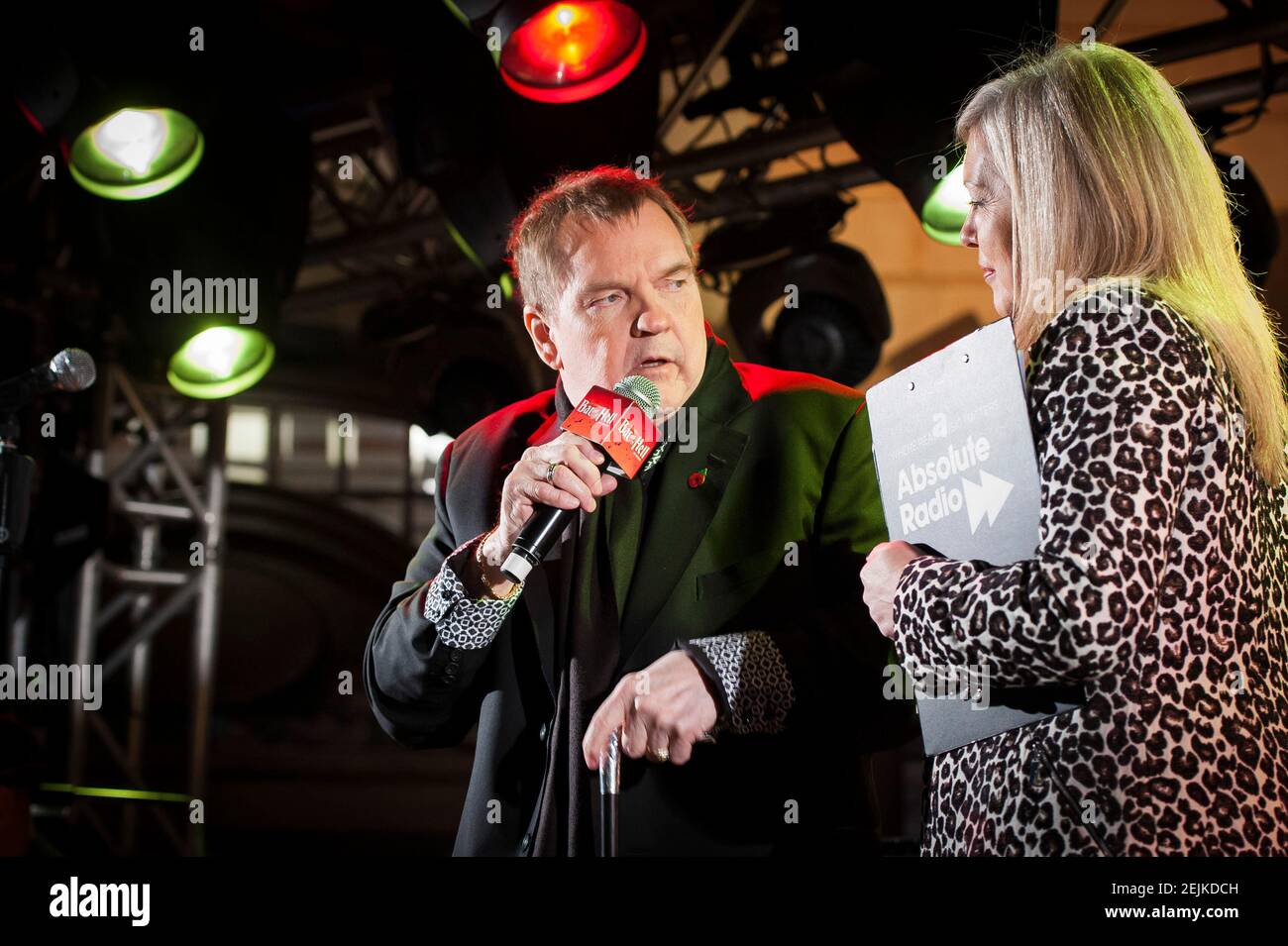 Meatloaf besucht Jim Stenmans bat Out of Hell die musikalische Weltpremiere vor dem London Coliseum, St Martin's Lane, London. Bilddatum:Donnerstag, 3rd. November 2016. Bildnachweis sollte lauten: DavidJensen Stockfoto