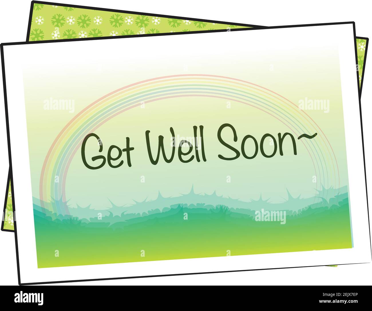 vector Get Well Soon Karte Alamy