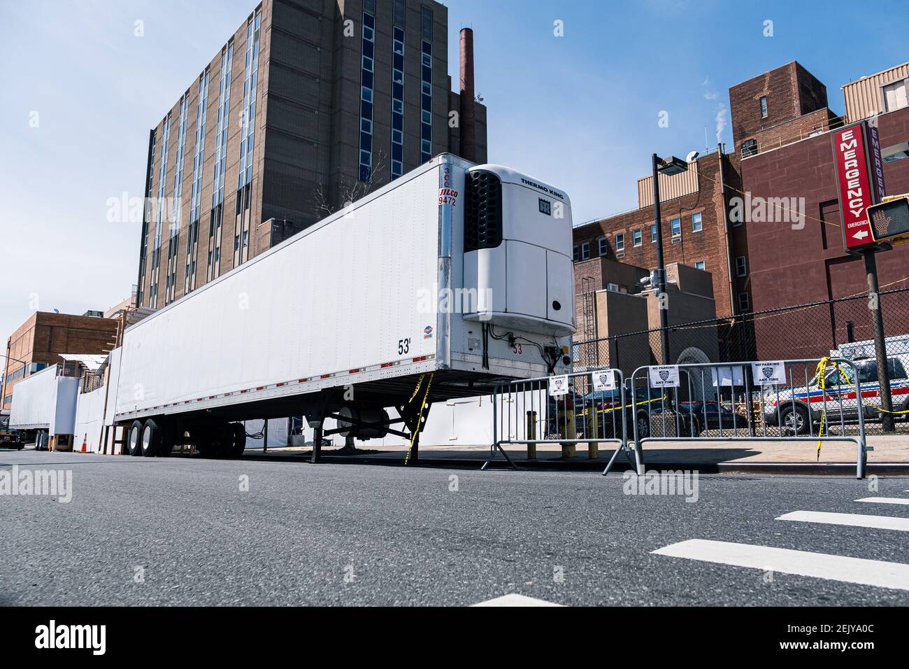 Inmitten der anhaltenden COVID19Epidemie werden gekühlte