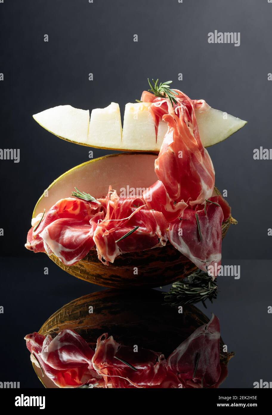 Prosciutto Melone Melon Parma Ham Stockfotos und -bilder Kaufen - Alamy