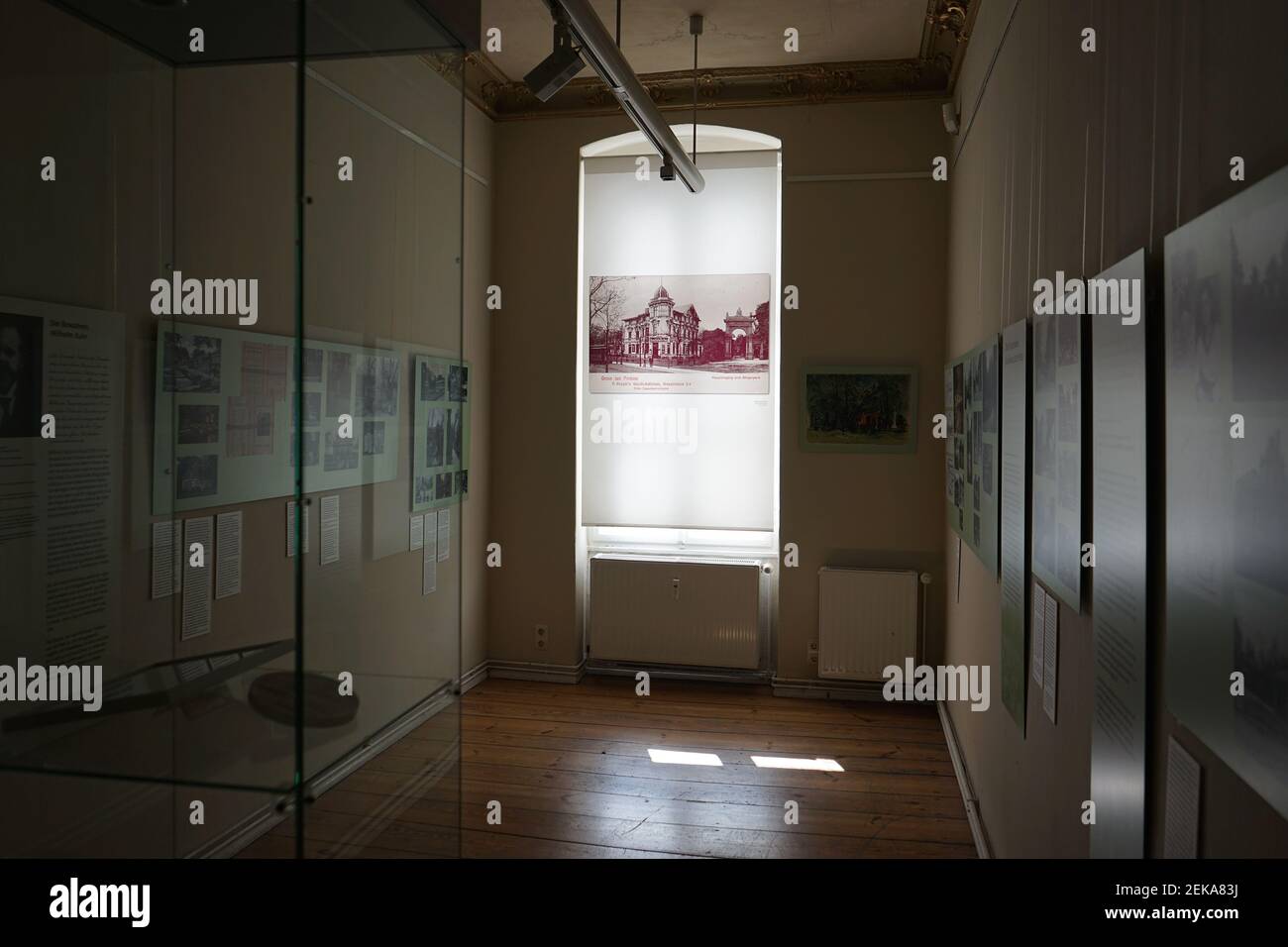 April, 2018 Museum Pankow Interieur in Berlin Pankow Stockfoto