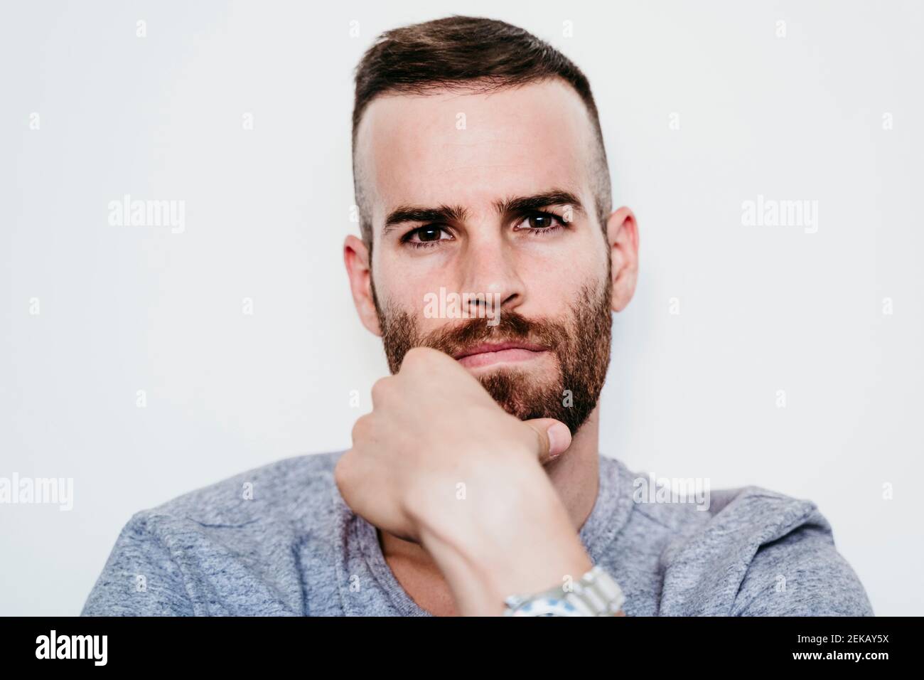 Porträt des jungen Mannes Stockfoto