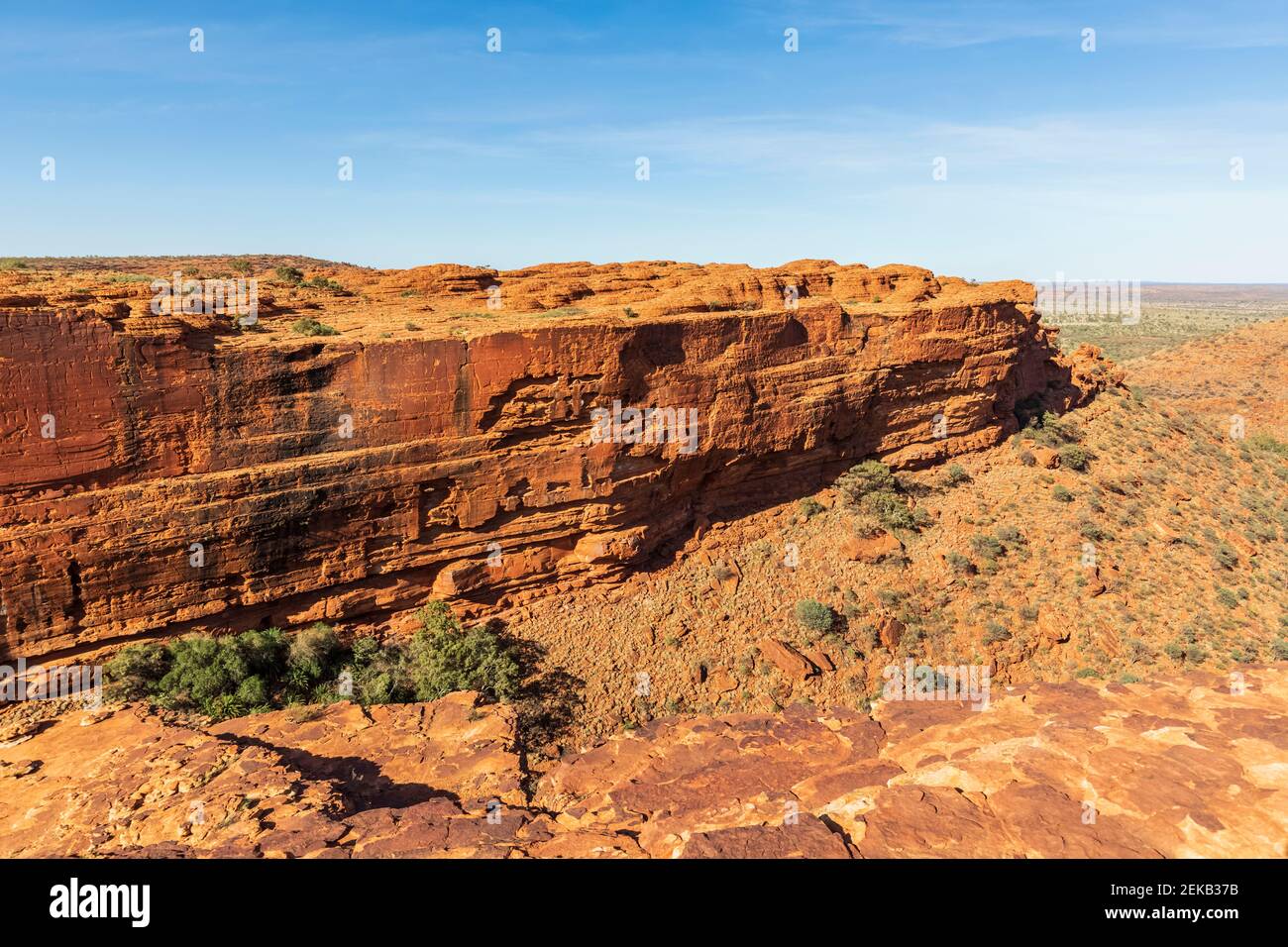 Kings Canyon im Watarrka National Park Stockfoto