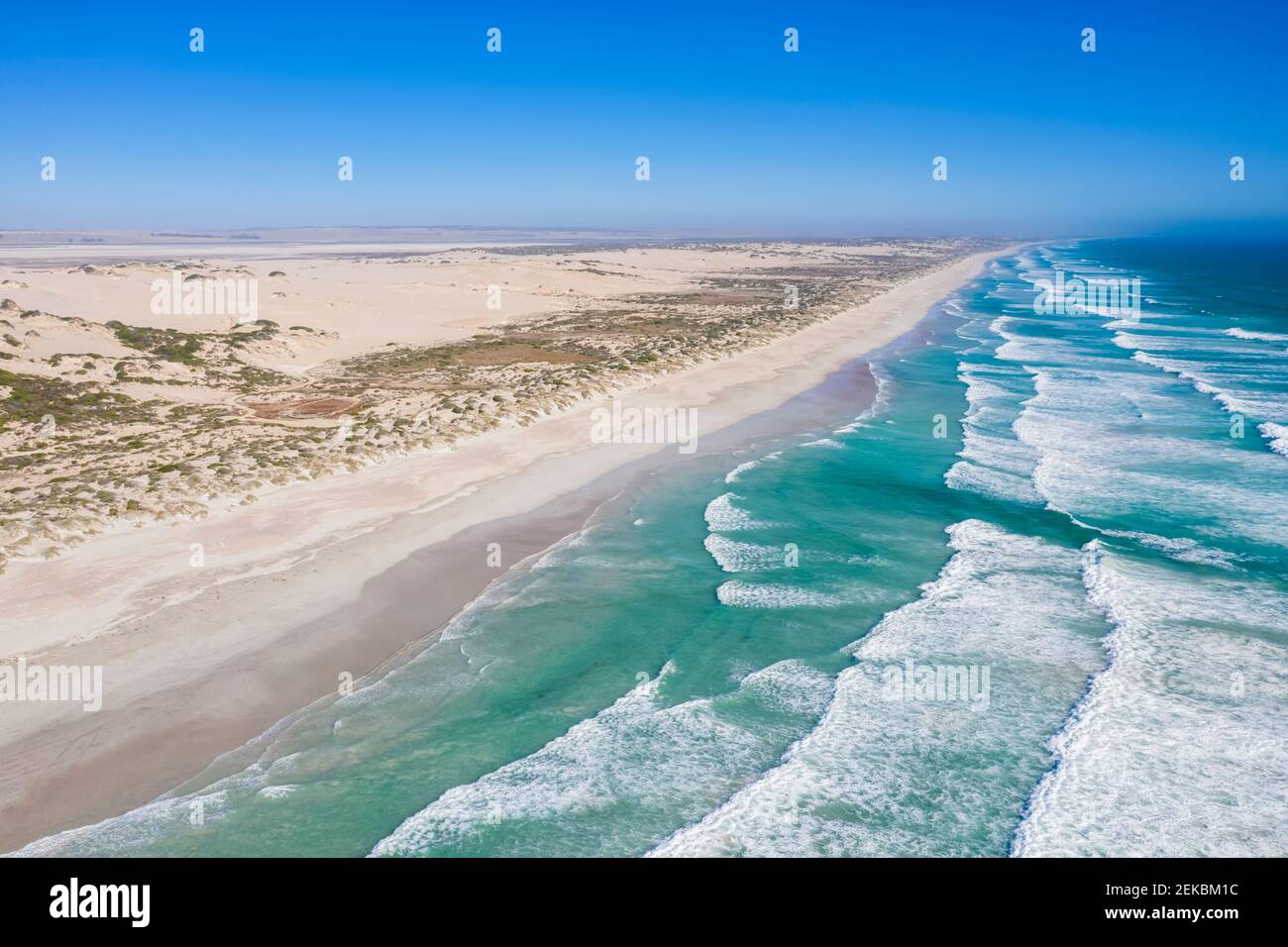 Australien, Ozeanien, Südaustralien, Great Australian Bight, Talia, Blick auf das Meer und die Küste Stockfoto