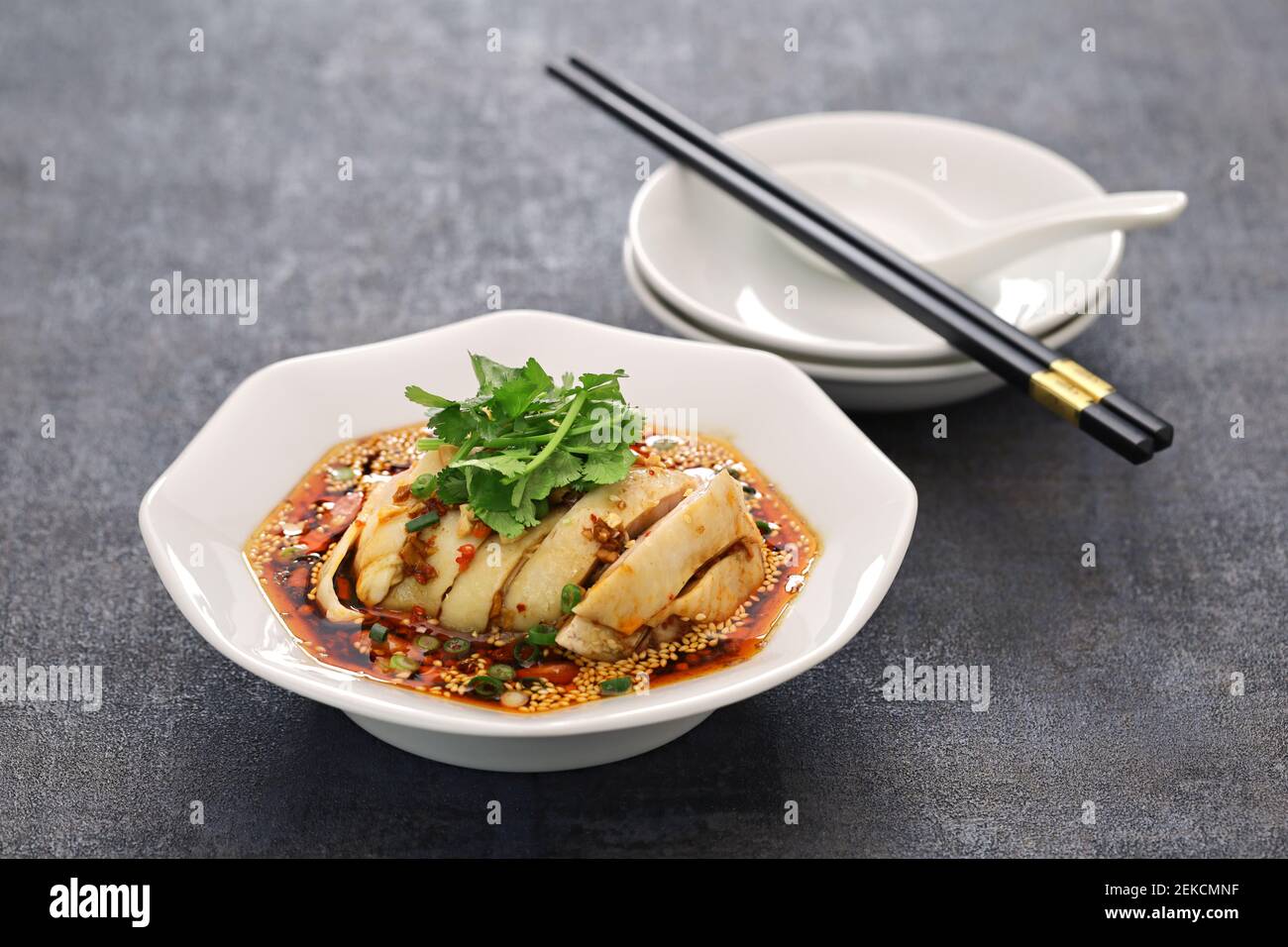Speichelhuhn, leckeres Huhn, chinesische sichuan-Küche Stockfoto