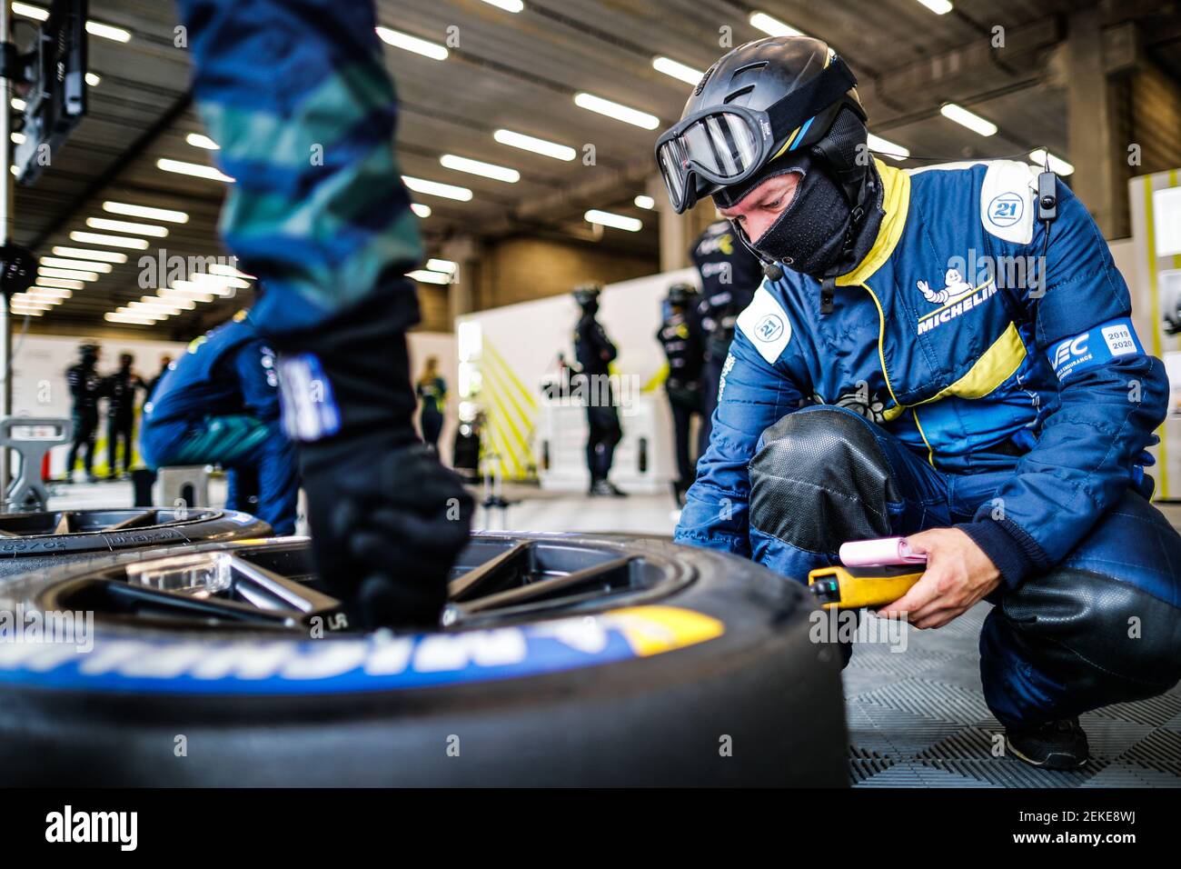 Michelin-Reifen, pneu, während der 2020 6 Stunden von Spa-Francorchamps, 6th Runde der FIA-Langstrecken-Weltmeisterschaft 2019-2020 auf dem Circuit de Spa-Francorchamps vom 13. Bis 25. August in Francorchamps, Belgien - Foto Antonin Vincent / DPPI Stockfoto