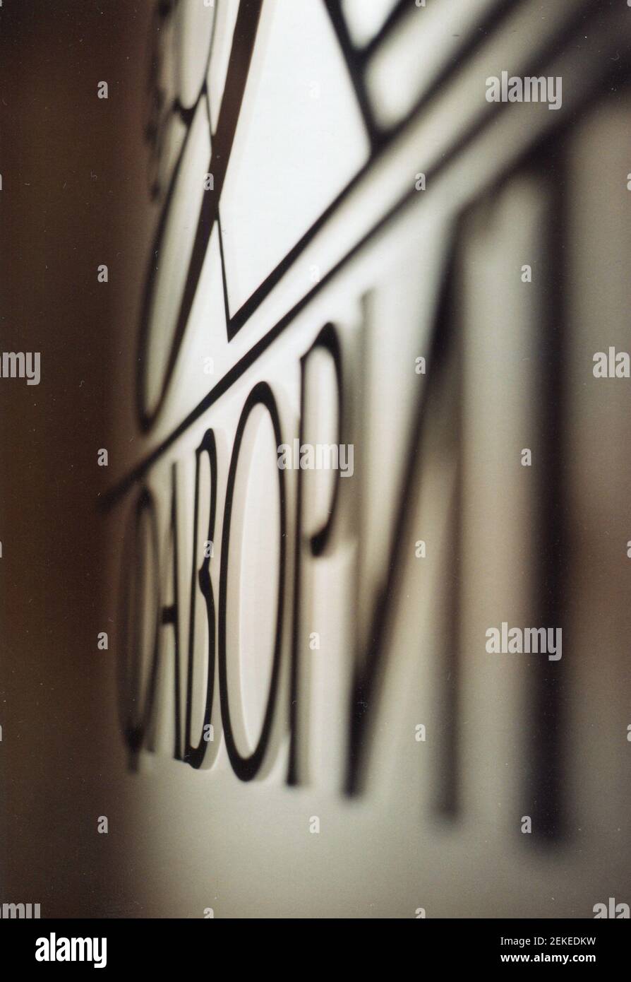 Vintage-Foto der Stadt Gomel, Weißrussland 1990s. Stockfoto