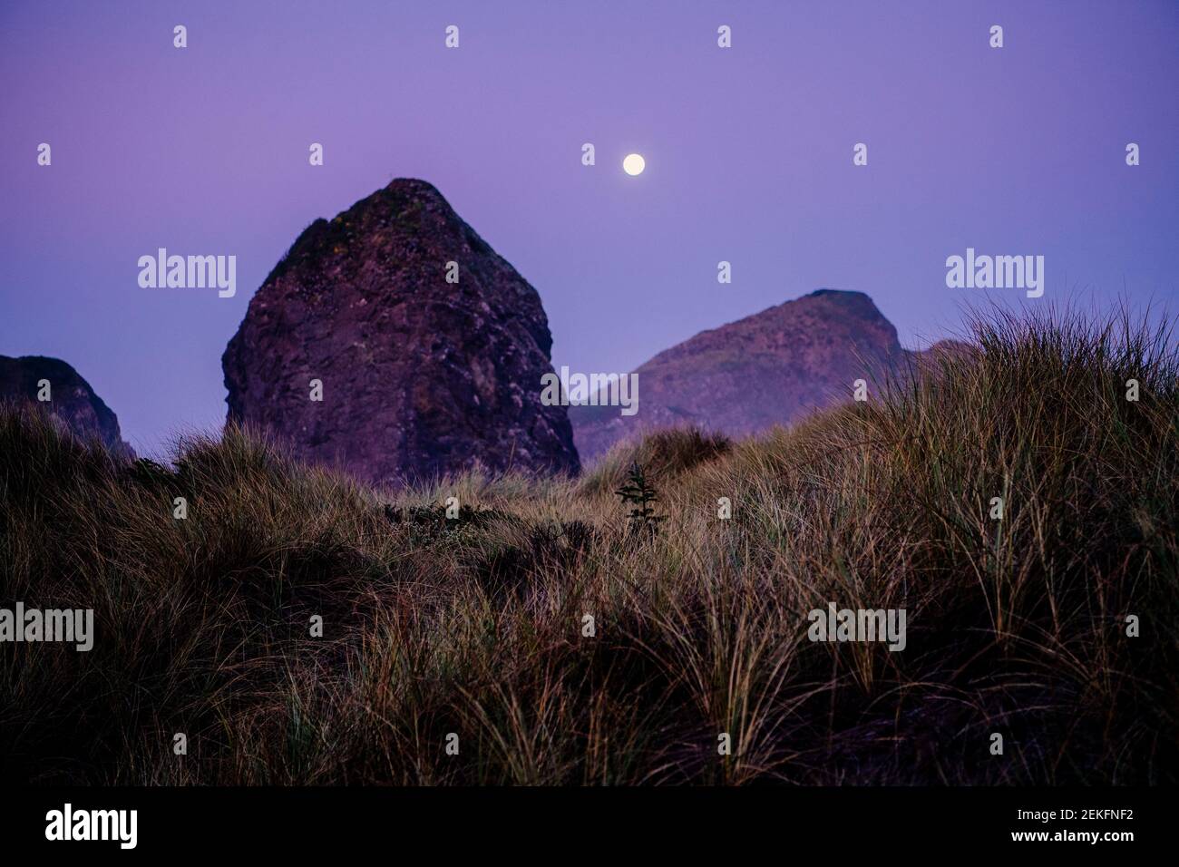 Myers Creek Beach bei Sonnenaufgang, Gold Beach, Oregon, USA Stockfoto