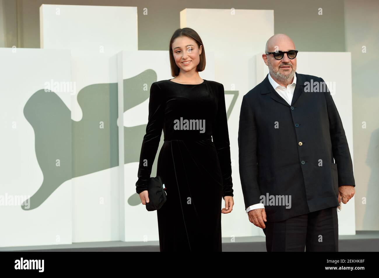 Der italienische Regisseur Gianfranco Rosi und seine Tochter Emma Rosi