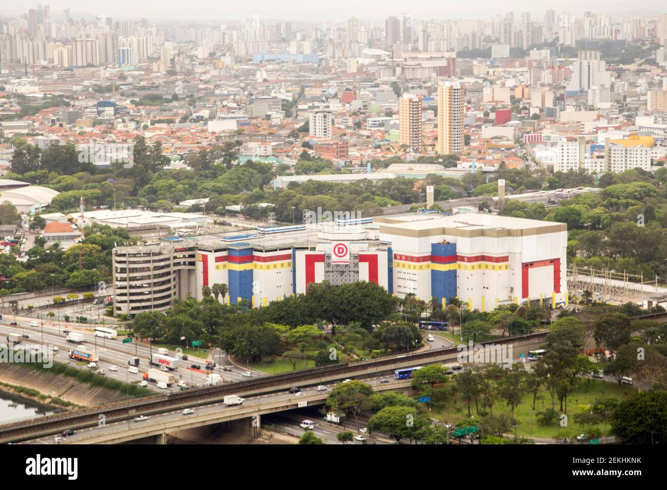 Luftaufnahme von São Paulo Stockfoto