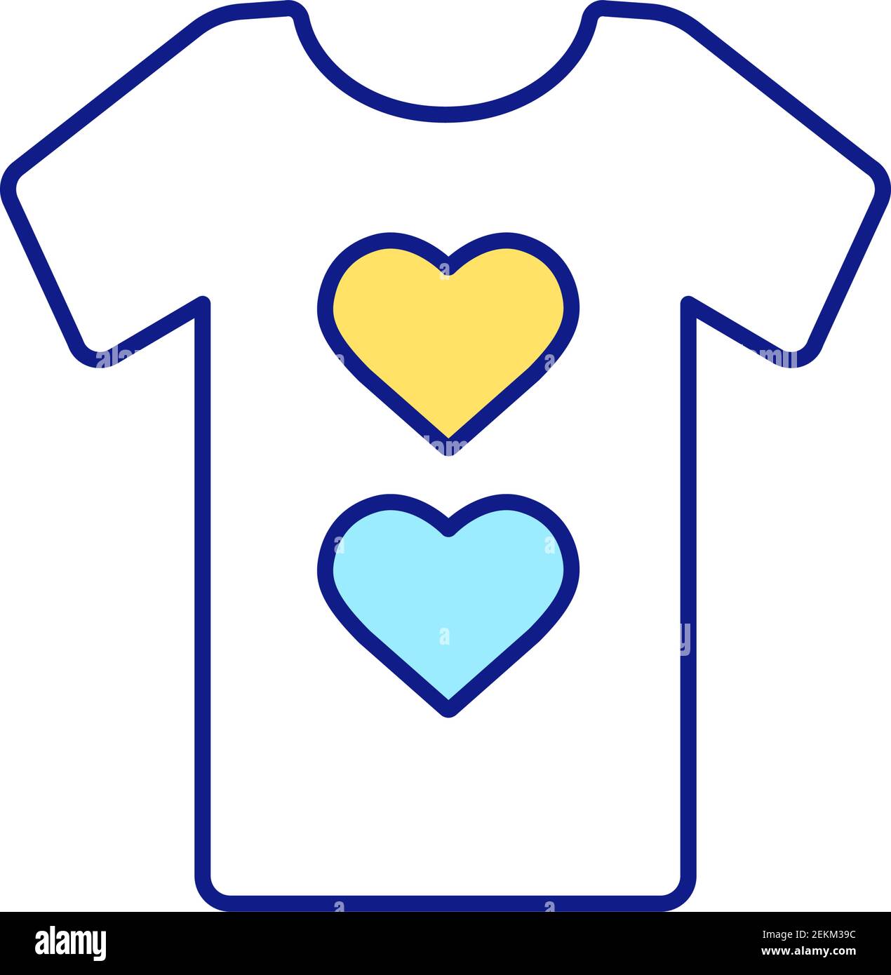 RGB-Farbsymbol für guten Zweck oder Wohltätigkeitsorganisation Stock Vektor